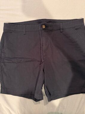 chubbies Navy Flat-Front Men's Shorts XL 7” EUC